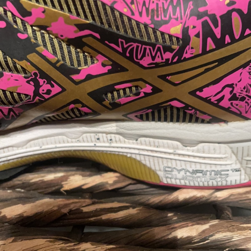 ASICS GEL-Noosa Tri 10 Gold Ribbon Running Shoes, Size 6 T5M9N - Picture 9 of 13